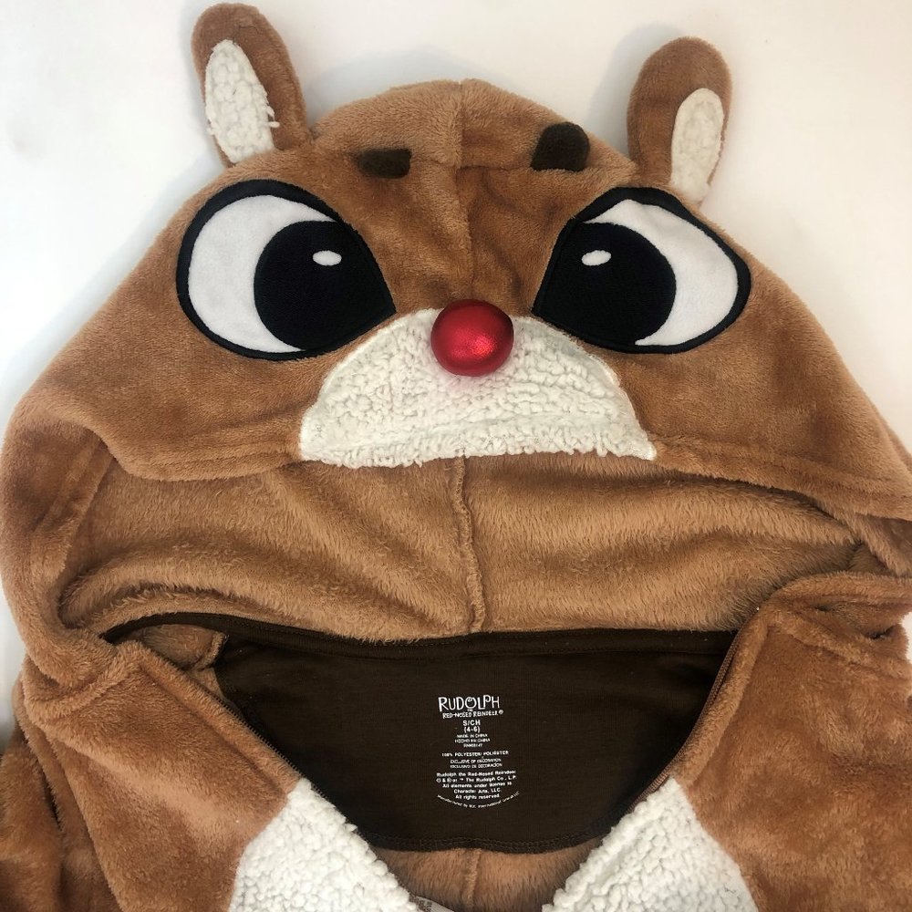 Rudolph PJ Onesie Christmas pajama women’s small